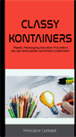 Mobile Screenshot of classykontainers.com